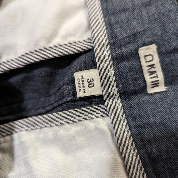 KATIN Chambray Soft Short Men’s Size Waist 30 Blue Gray Beach Casual - Picture 4 of 5